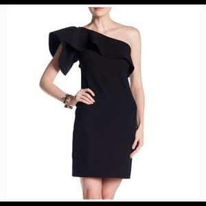 NWT Alexia Admor one shoulder black dress size 6